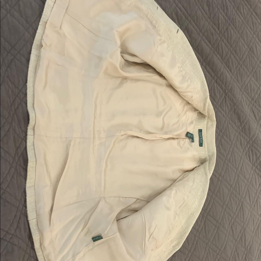 Ralph Lauren Tan Silk Jacket/Blazer size 14 - Picture 14 of 17
